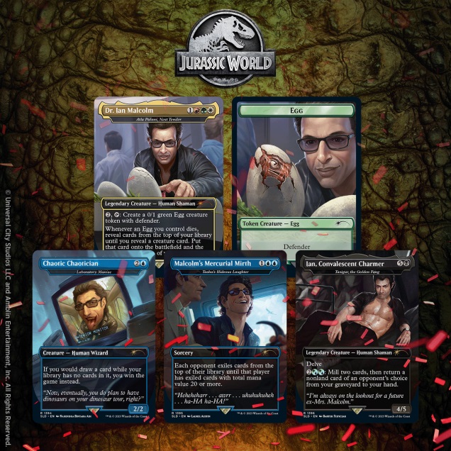 Secret Lair Jurassic World Dr Ian Malcolm