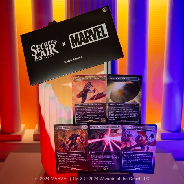 Secret Lair Marvels Captain America