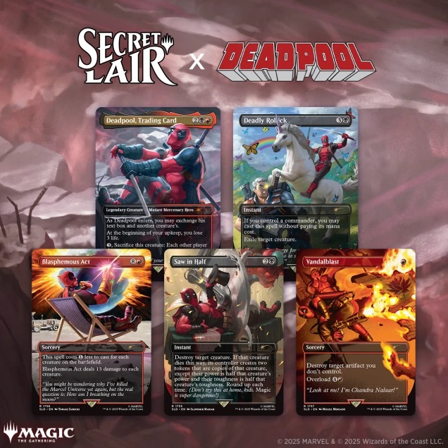 Secret Lair Marvels Deadpool