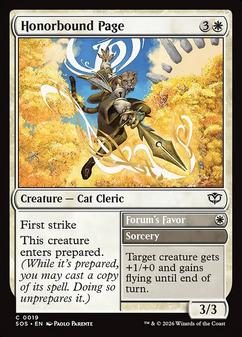 Honorbound Page // Forum's Favor