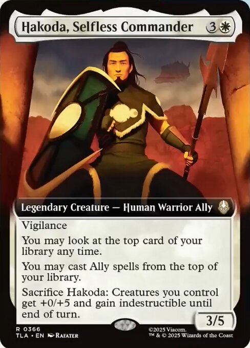 Hakoda, Selfless Commander